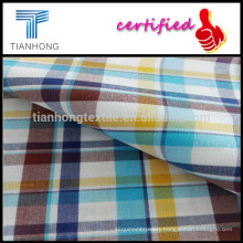 High Density Cotton Plaid Fabrics/Yarn Dyed Small Checks Fabric Customized for ZARA/Cotton Plaid T-shirt Fabric